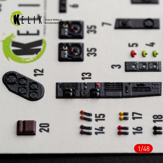 He-111 H-20 - interior 3D decals for ICM