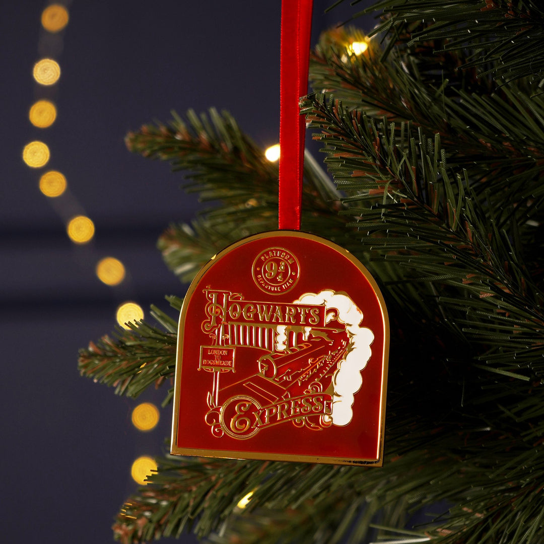 Harry Potter Alumni Metal Epoxy Hanging Dec - Hogwarts Express
