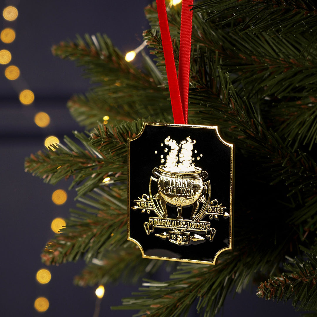 Harry Potter Alumni Metal Epoxy Hanging Dec - Leaky Cauldron
