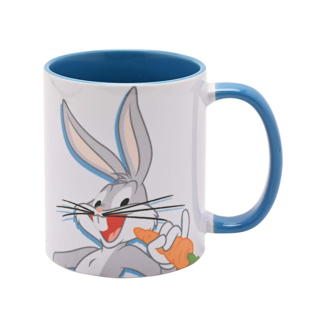 Warner Bros Looney Tunes Bugs Bunny Light Blue Inside Mug - 11oz