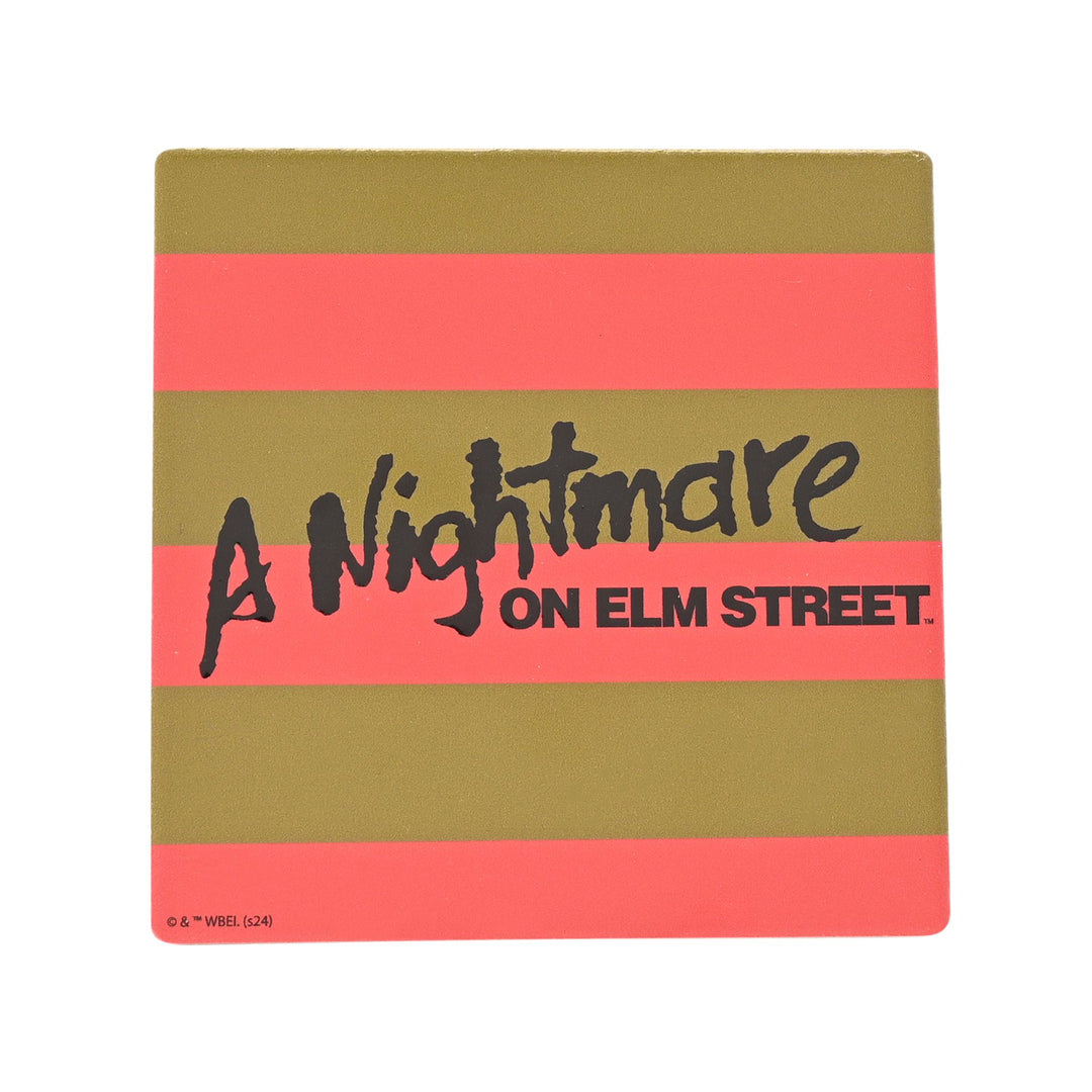 Warner Bros Nightmare on Elm Street Coaster - Freddy Stripes
