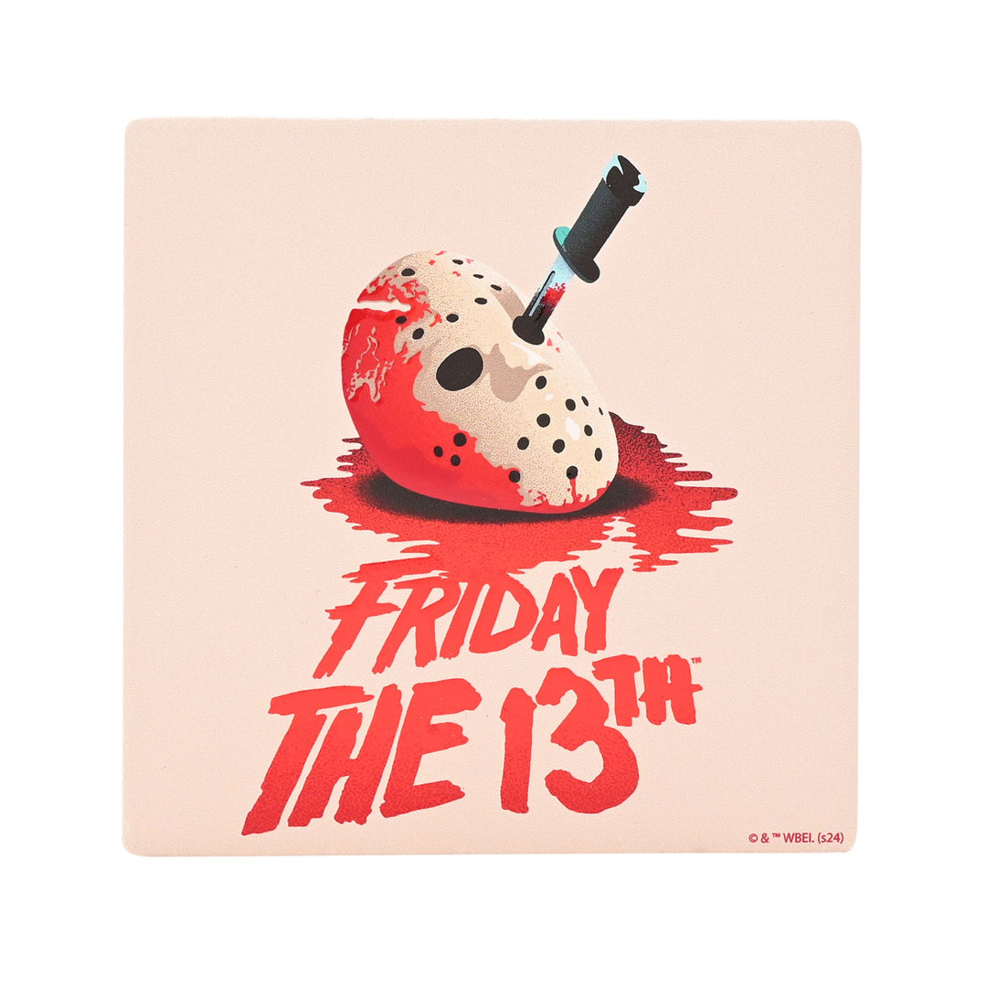 Warner Bros Friday 13th Square Coaster - Jason Mask