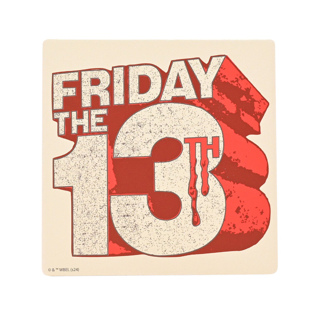 Warner Bros Friday 13th Square Coaster - Logo