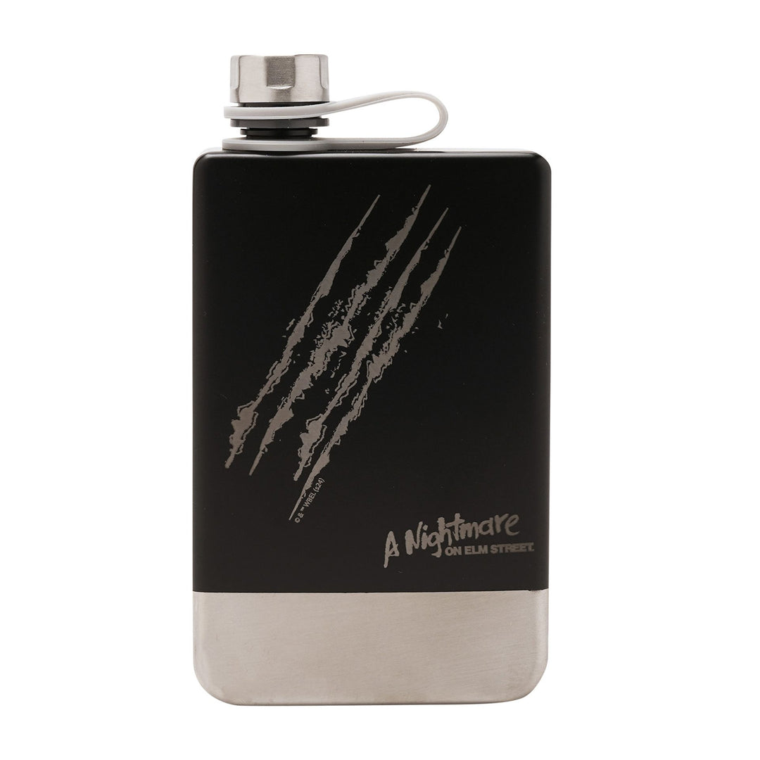 Warner Bros Nightmare on Elm Street Black 8oz Hip Flask - Slash