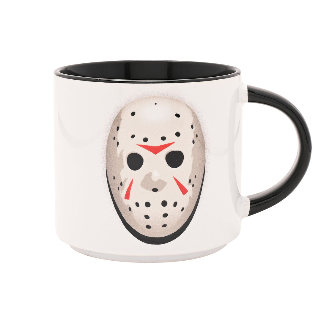 Warner Bros Friday 13th Black Mug 14oz - Jason Mask