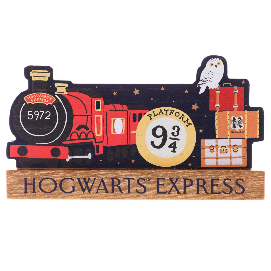 Warner Bros Harry Potter Back To Hogwarts Express Mantel Plaque