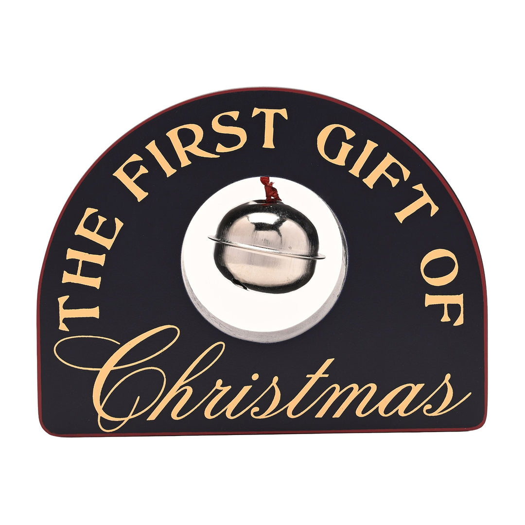 Warner Bros Polar Express First Gift of Christmas Bell Plaque