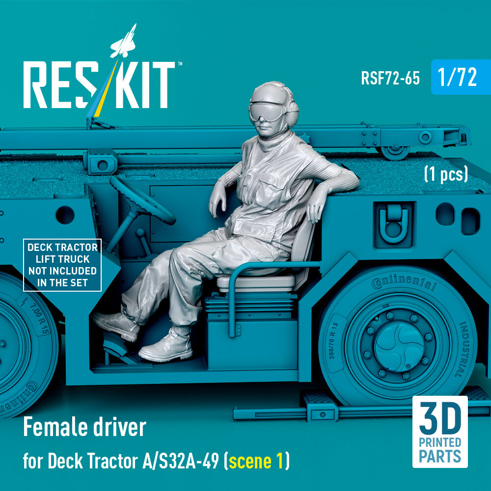 Female driver for Deck Tractor A/S32A-49 (scene 1) (1 pcs) (3D Printed)