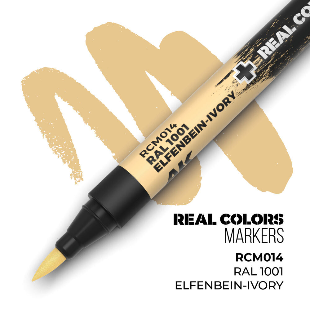 Real Colors Markers: RAL 1001 ELFENBEIN-IVORY