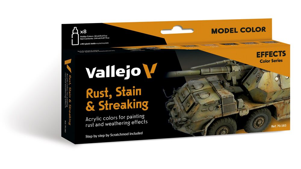 Model Color: Rust. Stain & Streaking by Scratchmod 18 ml