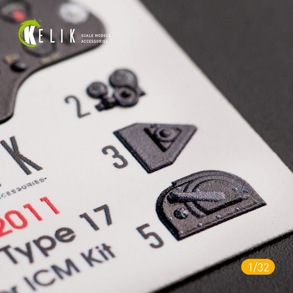 I-16 type 17 - Interior 3D Decal for ICM kit