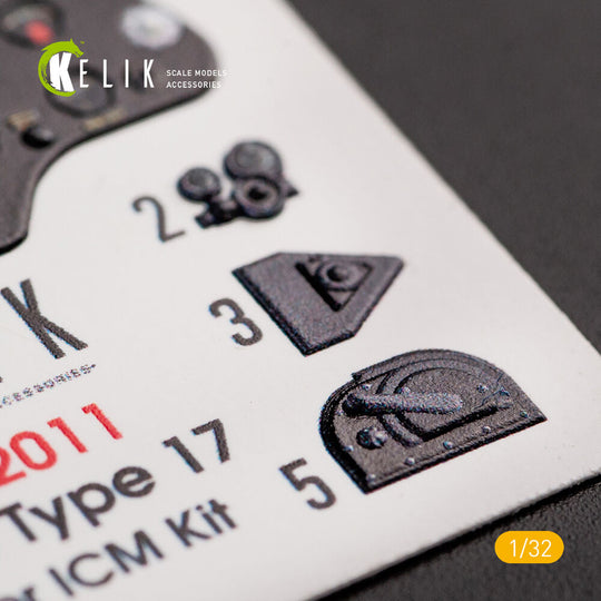 I-16 type 17 - Interior 3D Decal for ICM kit
