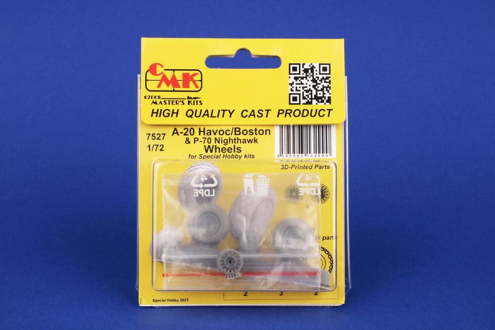 A-20 Havoc/Boston/ P-70 Nighthawk Wheels for Special Hobby