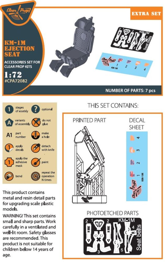 KM-1M Ejection seat for CP kits and other