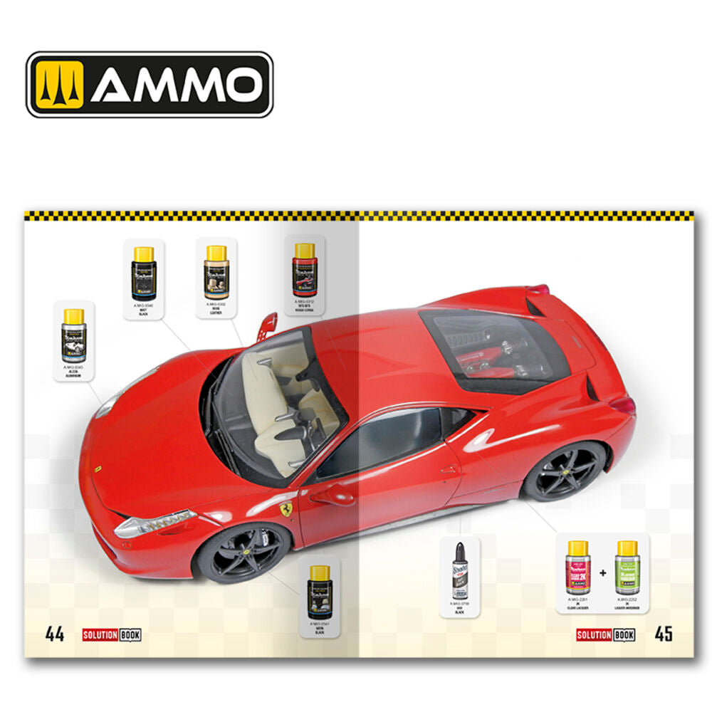 SOLUTION BOOK 24 - How to Paint and Lacquer Scale Cars (English, Castellano, Francais, Deutsch)