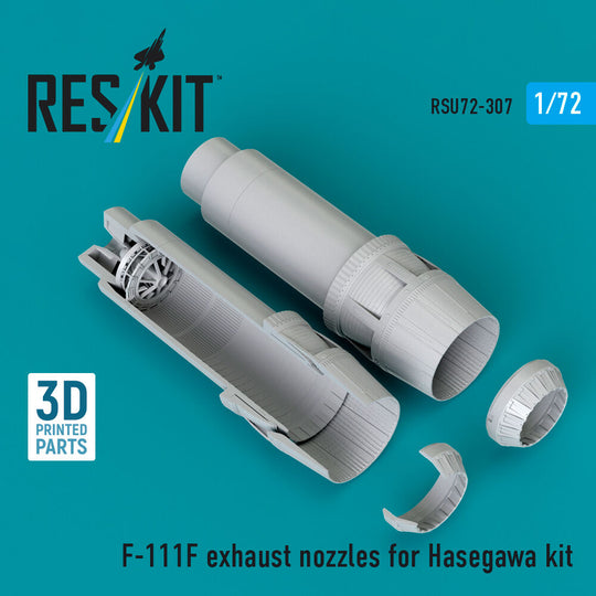 F-111F exhaust nozzles (3D Printed) for Hasegawa
