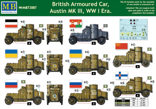 Austin Mk.III British armored car1914-18