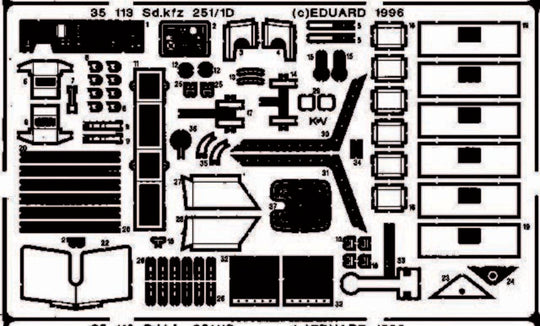 Sd.Kfz. 251/1 Ausf. D Detailbausatz