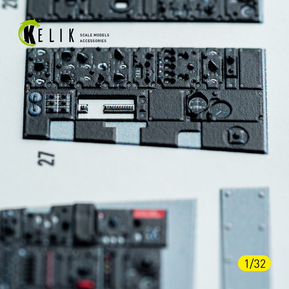 F-4C - interior 3D decals for Tamiya kit
