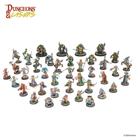 Dungeons & Lasers Miniatures:  BEASTKIN HYBRIDS: PLAYABLE CHARACTERS