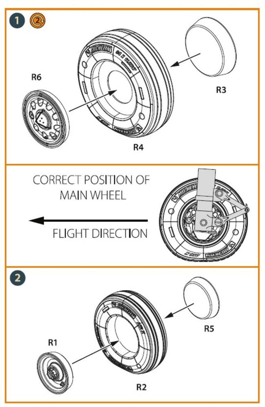 F-35A wheel set
