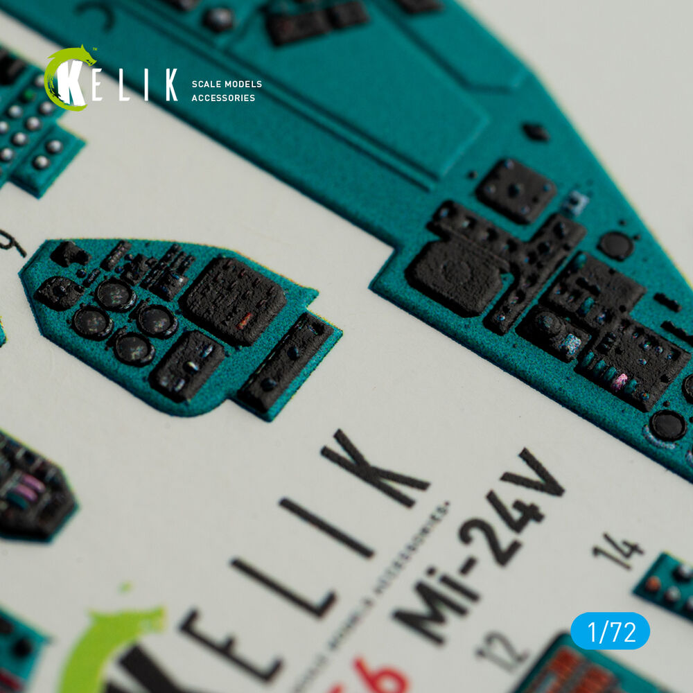 Mi-24V  interior 3D decals for HobbyBoss kit