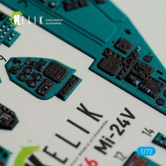 Mi-24V  interior 3D decals for HobbyBoss kit