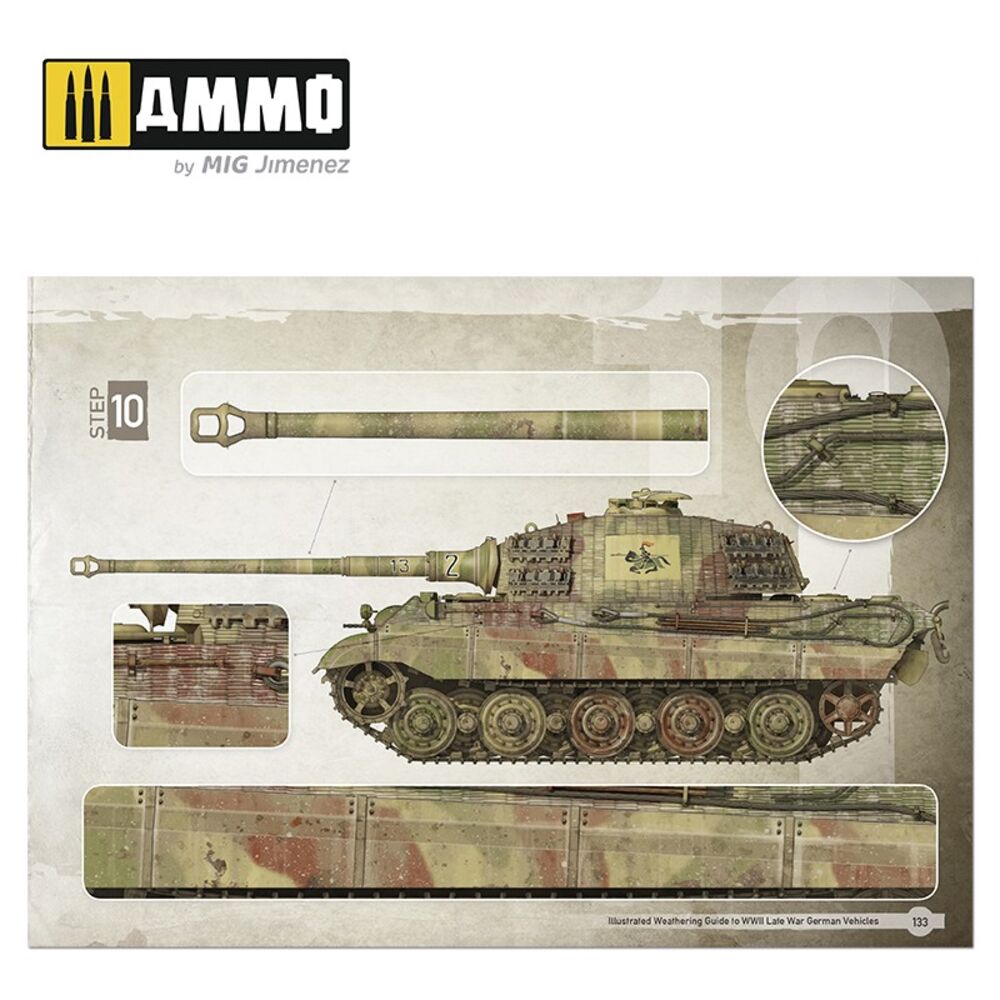 Illustrated Weathering Guide to WWII Late German Vehicles (English, Castellano)