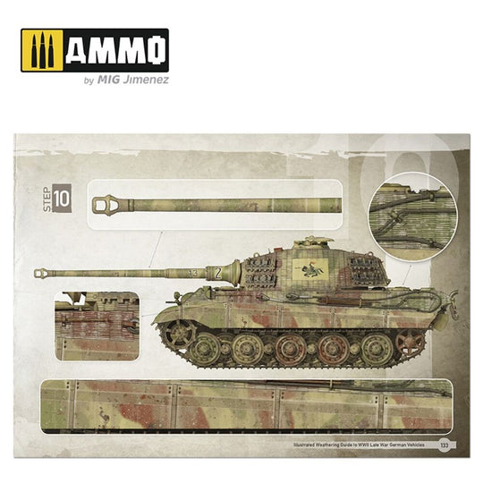 Illustrated Weathering Guide to WWII Late German Vehicles (English, Castellano)
