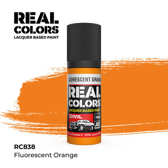 Real Colors: Fluorescent Orange 17 ml.