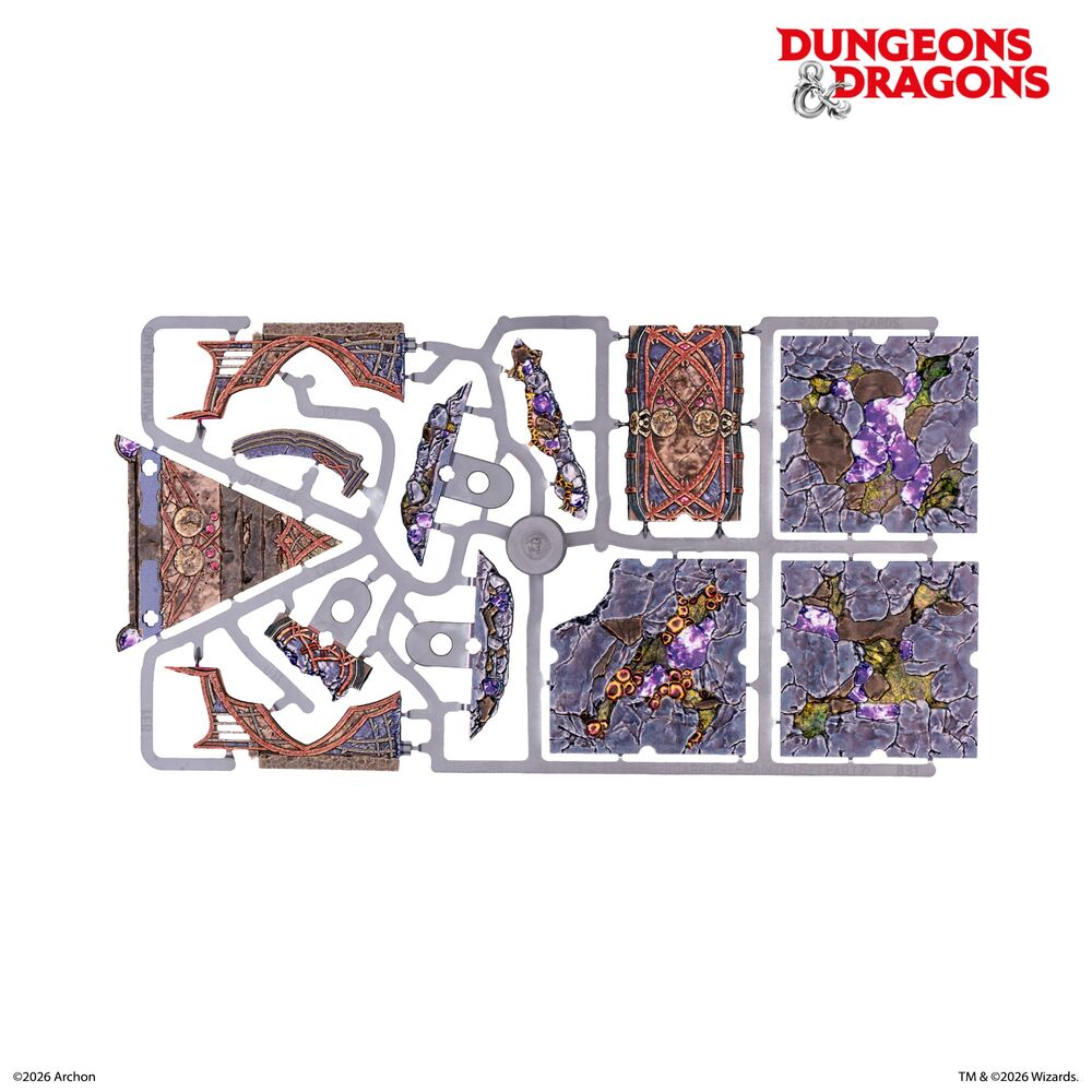 Dungeons & Dragons Underdark Pre-Painted Terrain Set
