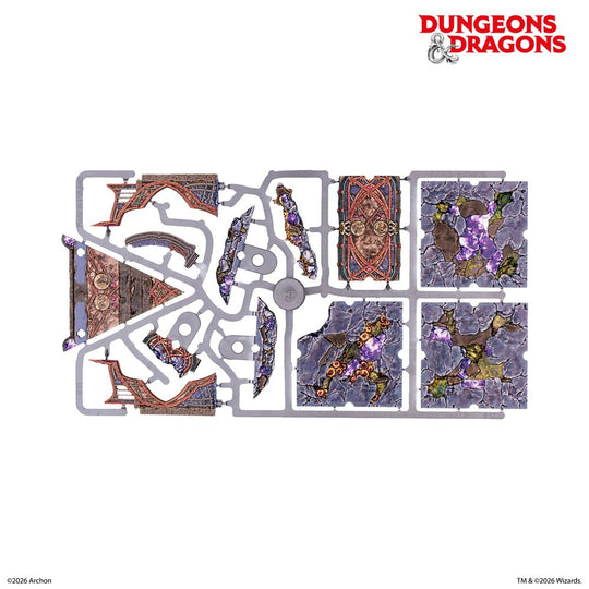 Dungeons & Dragons Underdark Pre-Painted Terrain Set