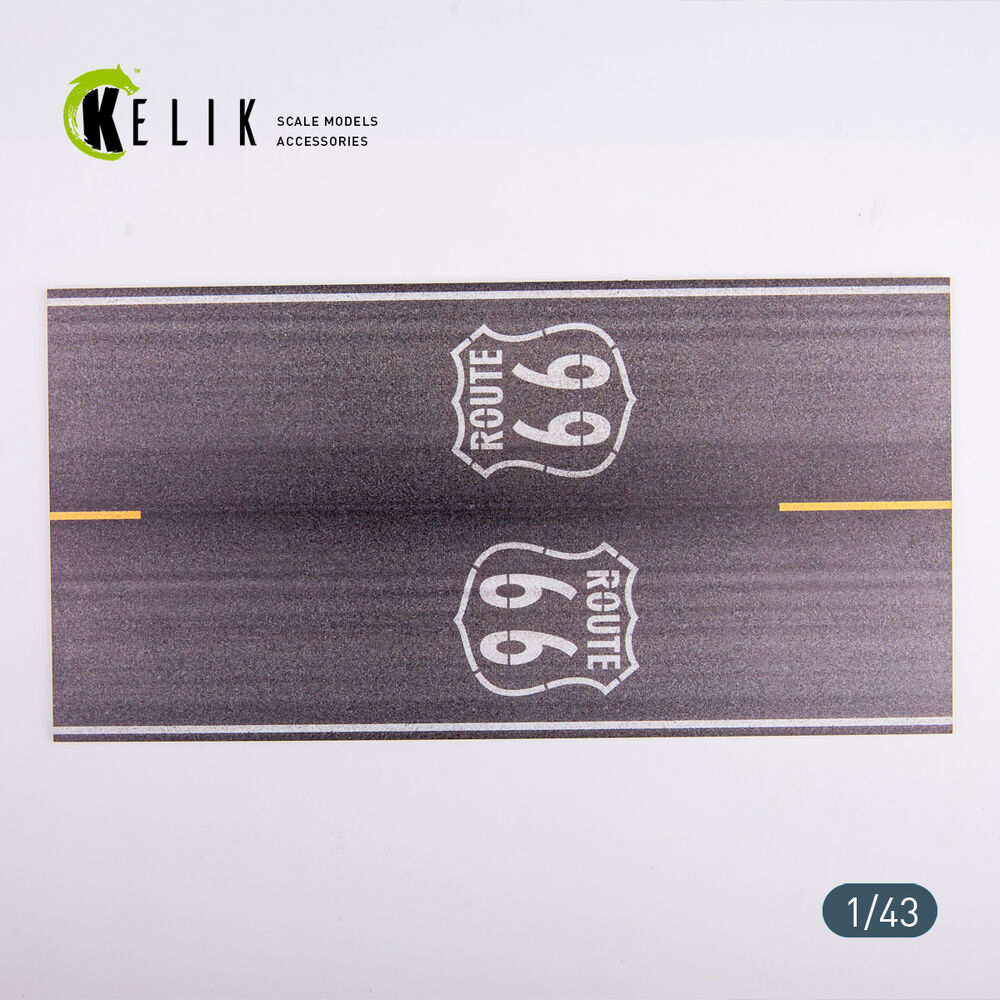 Route 66 - Base - Acrylic 3 mm (180 x 357 mm) (210 g) (1/43)