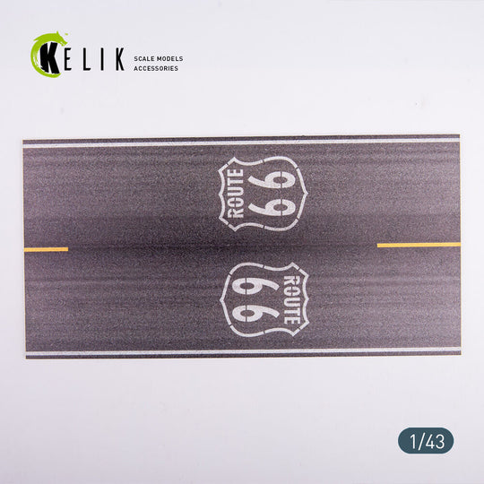 Route 66 - Base - Acrylic 3 mm (180 x 357 mm) (210 g) (1/43)