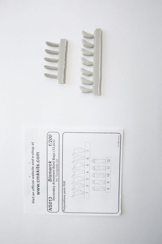 Bismarck Secondary Armam.Blast Bags 12pc