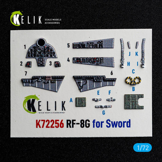 RF-8G - interior 3D decals for Sword
