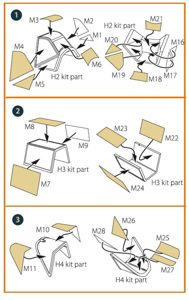 Bf-109E-4/7 double-sided painting mask for Wingsy Kits
