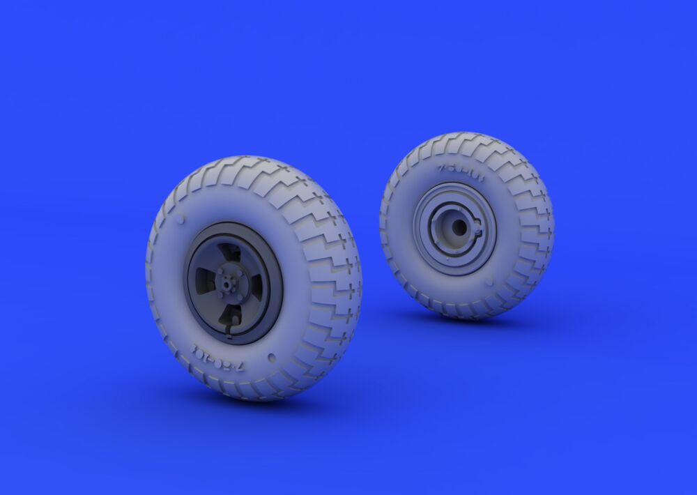 Spitfire wheels - 4 spoke for Eduard