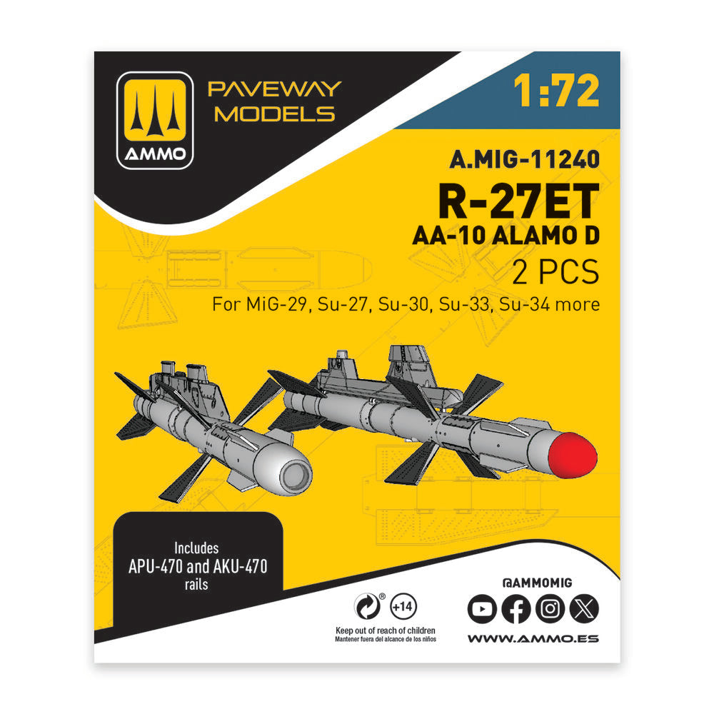 R-27ET - AA-10 Alamo D (2 pcs)