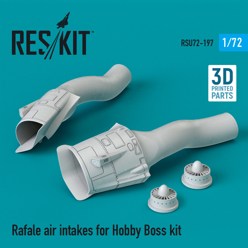 Rafale air intakes for Hobby Boss kit (3D Printed)