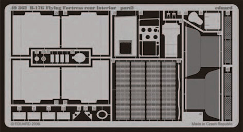 B-17G Flying Fortress rear interior für Revell/Monogram Bausatz