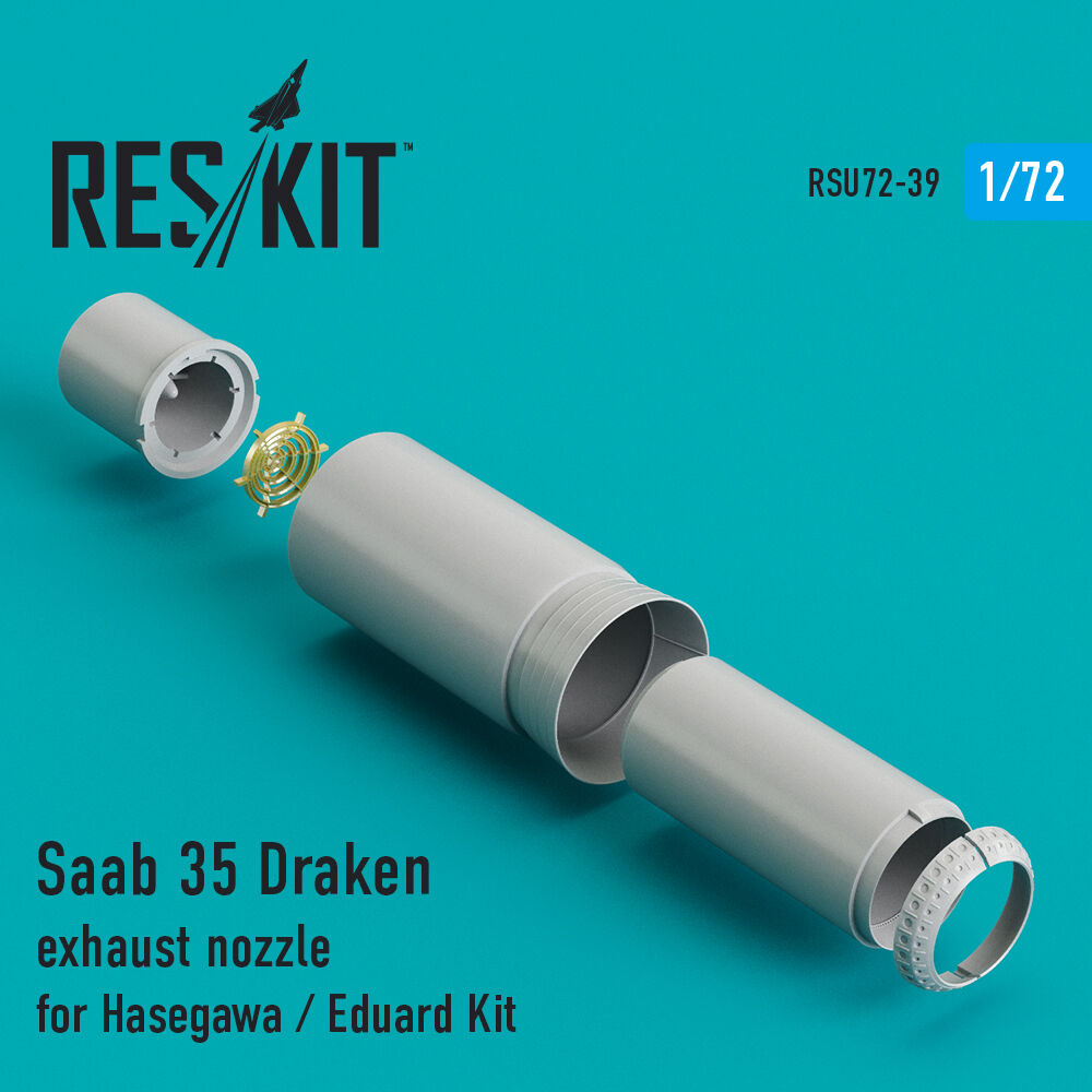 Saab 35 Draken exhaust nozzle for Hasegawa/Revell kits