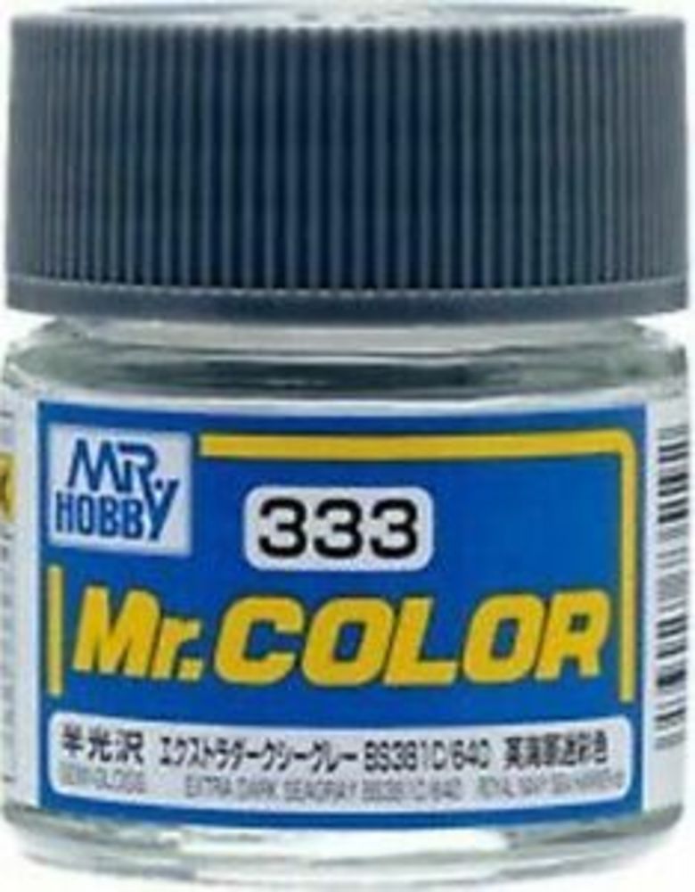 Mr Hobby -Gunze Mr. Color (10 ml) Extra DarK Seagray BS381C 640