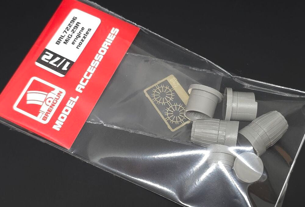 MiG-29A engine nozzles
