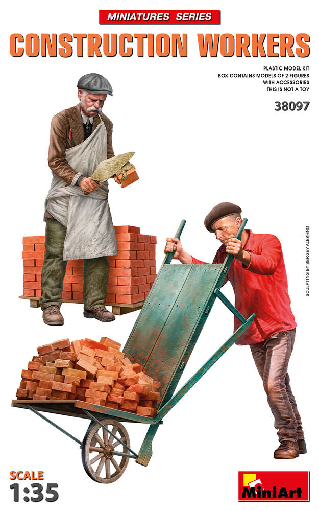 Construction Workers with Accessories