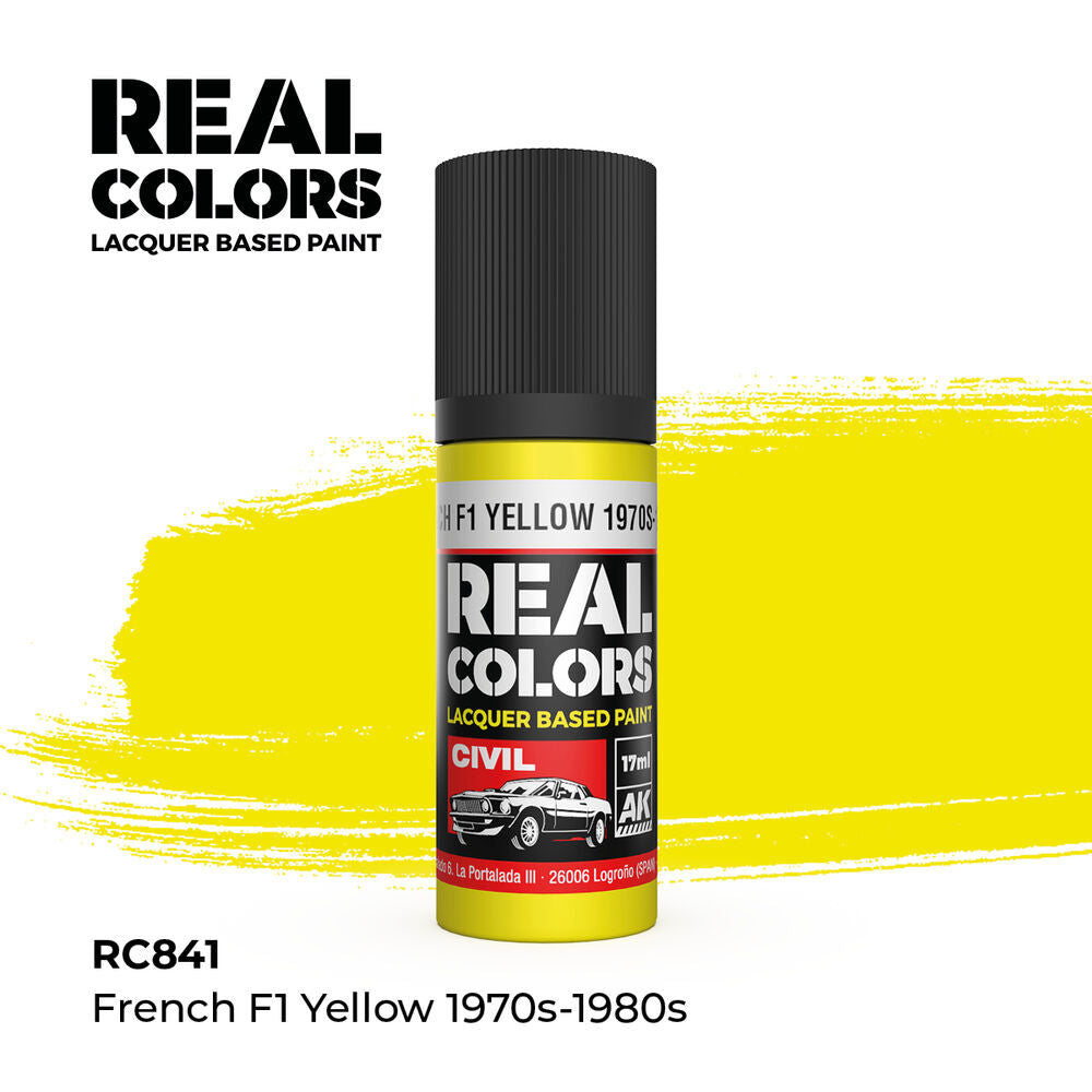 Real Colors: French F1 Yellow 1970s-1980s 17ml.