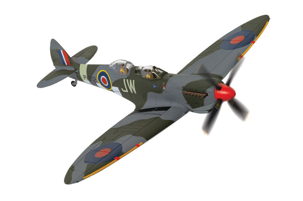 Supermarine Spitfire T9, PV202/’JW’ (G-CCCA), Presented as Spitfire MK.IX ML365/JW,135 Wing, 2nd Tactical Air Force, Aircraft operated by Aerial Collective, Duxford Airfield
