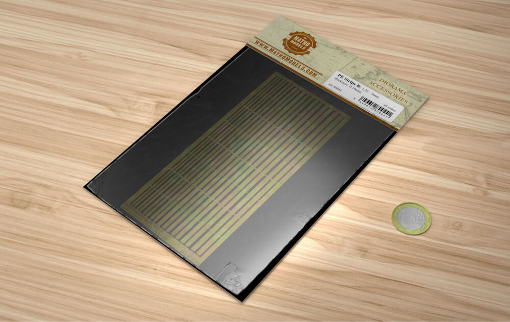 PE Brass Strips B: 1,25 - 3 mm (0,10mm thickness)