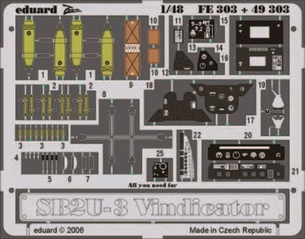 SB2U-3 Vindicator für Accurate Miniatures Bausatz