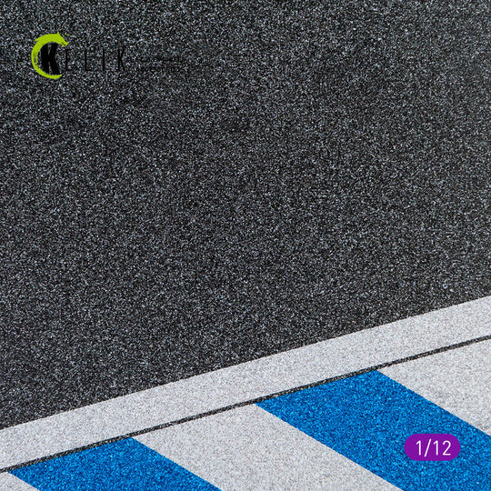 Asphalt road Moto race track type 2 Base - Acrylic 3 mm (180 x 357 mm)